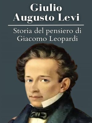 cover image of Storia del pensiero di Giacomo Leopardi